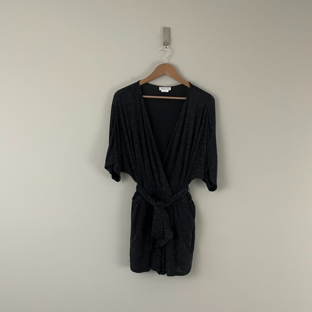 Lovers and Friends Nighttime Sky Belted Romper in Black Size Small